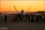 Airshow Sunset: F-22A Raptor - Nellis AFB Airshow 2007 [ DAY 1 ]
