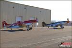 North American Strega Racer   &  P-51D Mustang - Planes of Fame Pre-Airshow Setup 2013 [ DAY 1 ]