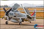 Douglas AD-4N Skyraider - Planes of Fame Airshow 2016 [ DAY 1 ]