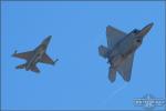 Lockheed F-22A Raptor   &  F-16D Viper