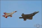 Lockheed F-22A Raptor   &  F-16D Viper - Edwards AFB Airshow 2005 [ DAY 1 ]