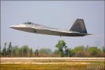 Lockheed F-22A Raptor  TakeOff - NAWS Point Mugu Airshow 2007