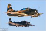 Douglas A-1E Skyraider   &  AD-4N Skyraider - Nellis AFB Airshow 2007 [ DAY 1 ]