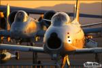 North American F-86F Sabre   &  A-10A Thunderbolt - Nellis AFB Airshow 2009 [ DAY 1 ]