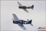 Mitsubishi A6M2 Zero   &  F6F-5N Hellcat - NBVC Point Mugu Airshow 2010 [ DAY 1 ]