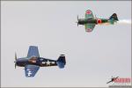 Mitsubishi A6M2 Zero   &  F6F-5N Hellcat - NBVC Point Mugu Airshow 2010 [ DAY 1 ]