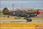 Curtiss P-40E Warhawk - Planes of Fame Airshow - Preshow 2010: Day 3 [ DAY 3 ]