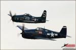 Grumman F6F-5N Hellcat   &  F8F-2 Bearcat - Riverside Airport Airshow 2012