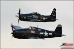 Grumman F6F-5N Hellcat   &  F8F-2 Bearcat - Riverside Airport Airshow 2012