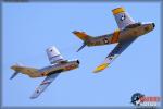 North American F-86F Sabre   &  MiG-15 - Planes of Fame Airshow 2013 [ DAY 1 ]