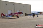 North American Strega Racer   &  P-51D Mustang - Planes of Fame Pre-Airshow Setup 2013 [ DAY 1 ]