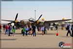Lockheed P-38J Lightning - LA County Airshow 2014 [ DAY 1 ]