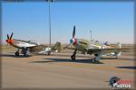 North American P-51D Mustang   &  Yakovlev Yak-3UA - LA County Airshow 2014 [ DAY 1 ]