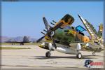 Douglas A-1E Skyraider   &  F-22A Raptor - Planes of Fame Airshow 2014 [ DAY 1 ]