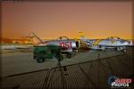 North American F-86F Sabre   &  MiG-15 - Planes of Fame Airshow 2014 [ DAY 1 ]