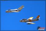 North American F-86F Sabre   &  MiG-15 - Planes of Fame Airshow 2014 [ DAY 1 ]