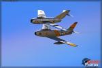 North American F-86F Sabre   &  MiG-15 - Planes of Fame Airshow 2014 [ DAY 1 ]