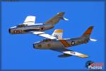 North American F-86F Sabre   &  MiG-15 - Planes of Fame Airshow 2014 [ DAY 1 ]