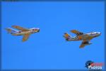 North American F-86F Sabre   &  MiG-15 - Planes of Fame Airshow 2014 [ DAY 1 ]