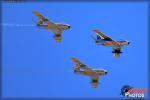 The Horsemen F-86F Sabres - Planes of Fame Airshow 2014 [ DAY 1 ]