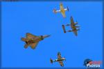 United States Air Force Heritage Flight - Planes of Fame Airshow 2014 [ DAY 1 ]