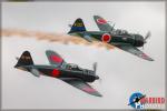 Mitsubishi A6M Zeros - Planes of Fame Airshow 2017 [ DAY 1 ]