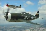 Republic P-47G Thunderbolt   &  P-51D Mustang - Air to Air Photo Shoot - May 7, 2005