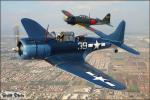 Douglas SBD-5 Dauntless   &  A6M5 Zero - Air to Air Photo Shoot - December 3, 2005