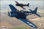 Douglas SBD-5 Dauntless   &  A6M5 Zero - Air to Air Photo Shoot - December 3, 2005