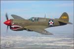 Curtiss P-40E Warhawk - Air to Air Photo Shoot - March 4, 2006