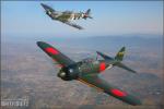 Supermarine Spitfire MkIXe   &  A6M5 Zero - Air to Air Photo Shoot - May 19, 2006