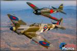 Supermarine Spitfire MkIXe   &  A6M5 Zero - Air to Air Photo Shoot - May 19, 2006