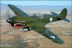 Curtiss P-40N Warhawk - Air to Air Photo Shoot - January 6, 2007