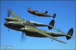 Lockheed P-38J Lightning   &  P-38L Lightning - Air to Air Photo Shoot - March 31, 2007