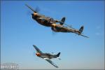 Lockheed P-38J Lightning   &  P-51D Mustang - Air to Air Photo Shoot - March 31, 2007