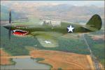 Curtiss P-40N Warhawk - Air to Air Photo Shoot - May 7, 2008