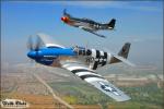 North American P-51C Mustang   &  P-51D Mustang - Air to Air Photo Shoot - May 5, 2010