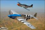 North American P-51C Mustang   &  P-51D Mustang - Air to Air Photo Shoot - May 5, 2010