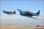 Douglas SBD-5 Dauntless   &  F4U-1A Corsair - Air to Air Photo Shoot - May 4, 2011