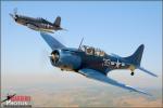 Douglas SBD-5 Dauntless   &  F4U-1A Corsair - Air to Air Photo Shoot - May 4, 2011