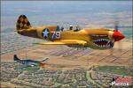 Curtiss P-40N Warhawk   &  P-51D Mustang - Air to Air Photo Shoot - July 7, 2012