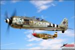 Focke-Wulf FW-190 A8-N   &  P-51C Mustang - Air to Air Photo Shoot - September 28, 2012