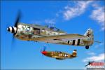 Focke-Wulf FW-190 A8-N   &  P-51C Mustang - Air to Air Photo Shoot - September 28, 2012