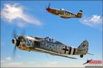 Focke-Wulf FW-190 A8-N   &  P-51C Mustang - Air to Air Photo Shoot - September 28, 2012