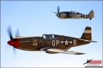 North American P-51C Mustang   &  FW-190 A8-N - Air to Air Photo Shoot - September 28, 2012