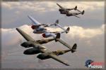 Lockheed P-38 Lightning  Formation - Air to Air Photo Shoot - May 4, 2013