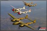 Lockheed P-38 Lightning  Formation 