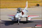 Douglas TA-4J Skyhawk - Lyon Air Museum: TA-4J Skyhawk Arrival - August 16, 2012