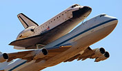 Full story and photo gallery chronicling the arrival of the Space Shuttle Endeavour on it's final journey piggy-backed on top of a NASA 747 SCA to Los Angeles International Airport and over Southern California landmarks.