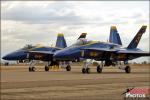 Featuring: US Navy and Marine F/A-18C/D Hornets and F/A-18E/F Super Hornets along with the USN Flight Demonstration Team Blue Angels on the flight line of the Naval Air Facility El Centro during a standard day of launches and recoveries at the base.